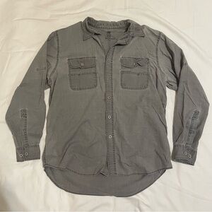 grey Faded Glory button-up shirt